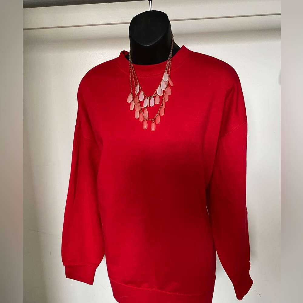 Red Crew Sweater